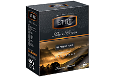 Чай черный цейлонский ETRE 100 пак (картон)